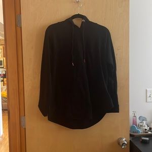 Black long hoodie